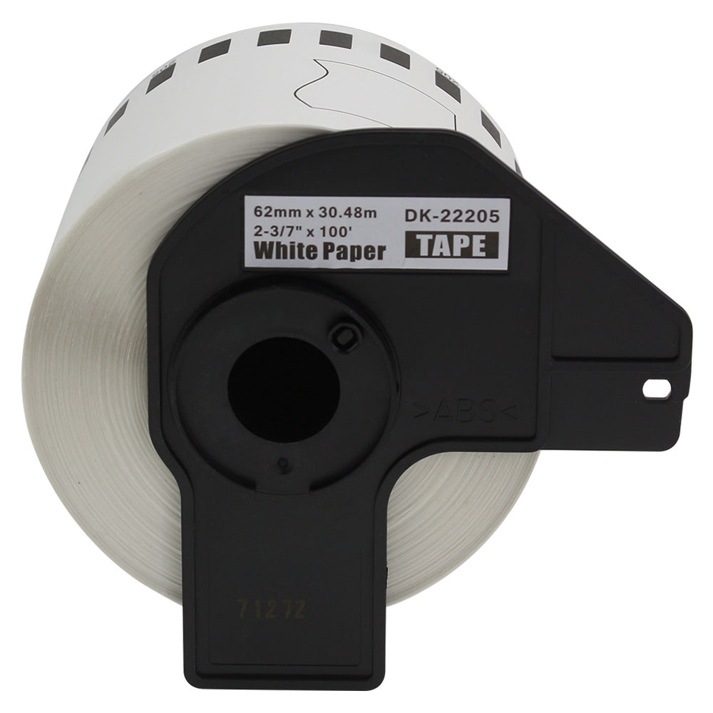 SKY DK-22205 Continuous Labels 62mm x 30.48m for Brother QL Series Label Printers