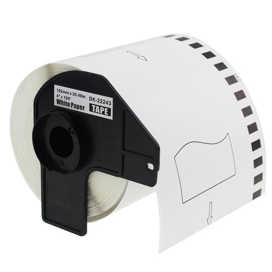 compatible DK-22243 Continuous Labels 102mm x 30.48m for Brother QL Series Label Printers