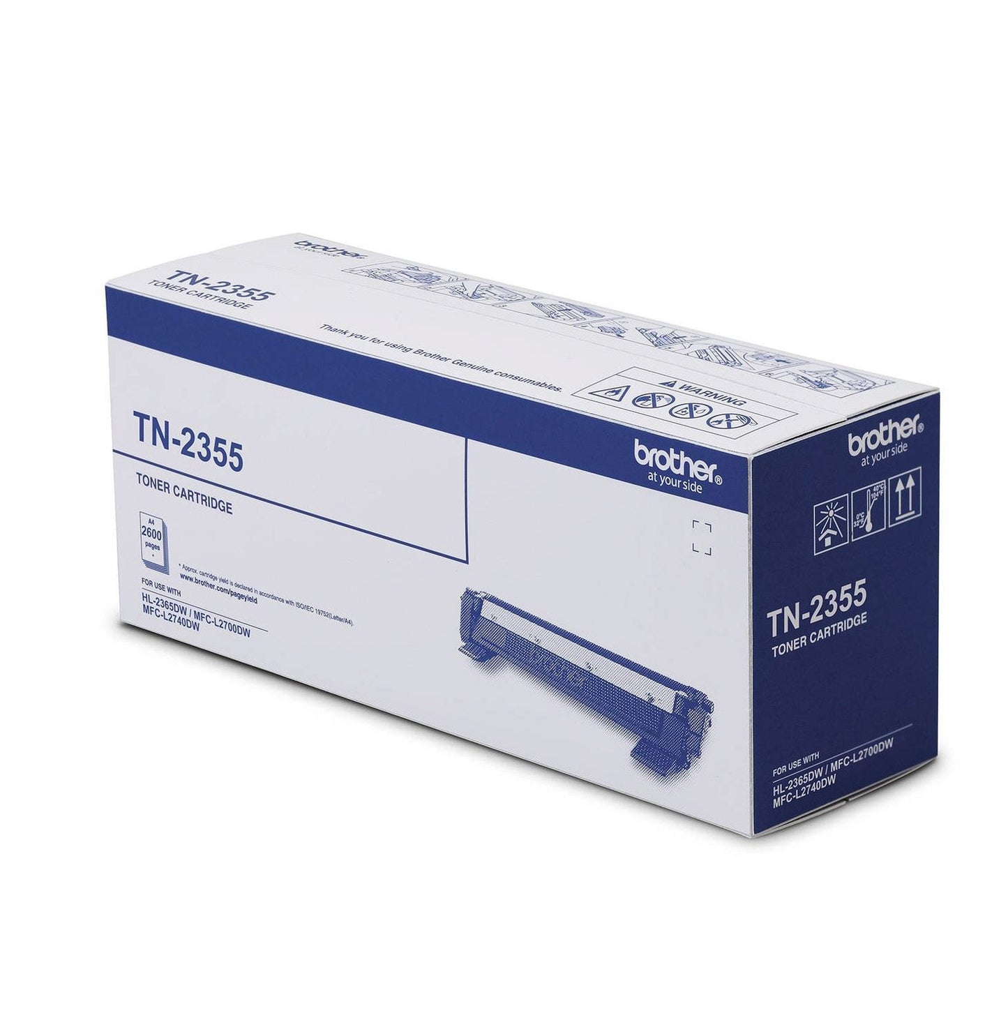Brother TN-2355 High Capacity Cartridge for DCP-L2540DW, L-L2320D MFC-L2700D MFC-L2700DW MFC-L2740DW