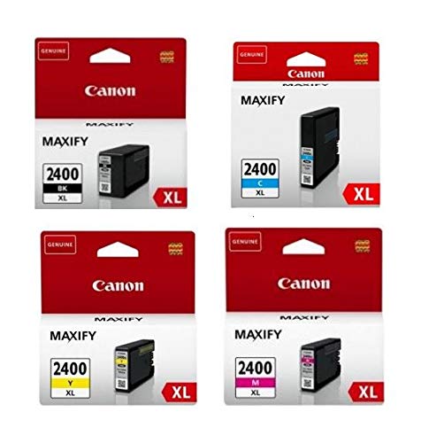 Canon 2400XL 4 color set Ink Cartridge for MAXIFY iB 4040 MB 5040 MB 5030 iB 4140 MB 5140 MB 5440
