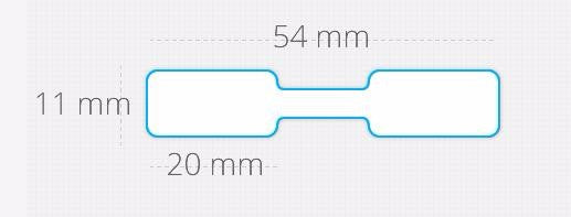 SKY 11351 compatible jewellery labels for Dymo Label Writer 400 450 4XL Turbo 54*11mm