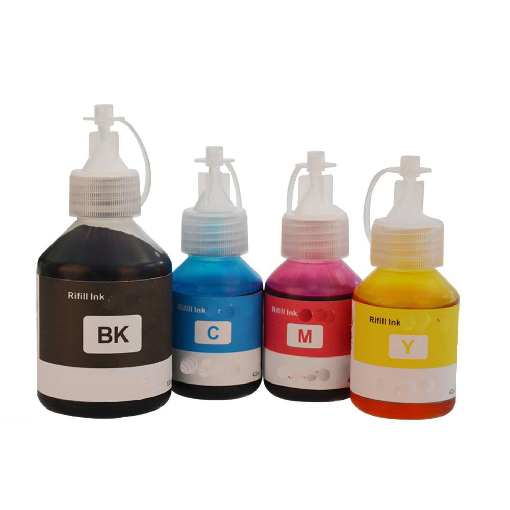 SKY Compatible 4 Color Refill Ink set for DCP-T300, T500W, T700W MFC-T800W Ink Tank Printers
