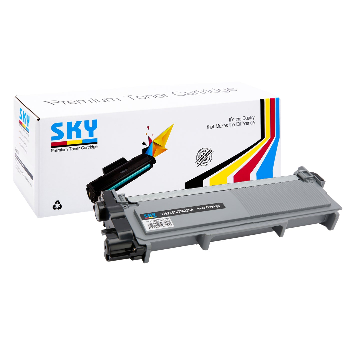 SKY TN-2355 High Capacity Toner Cartridge for Brother HL-L2320D, HL-L2365DW MFC-L2700D MFC-L2700DW MFC-L2740DW