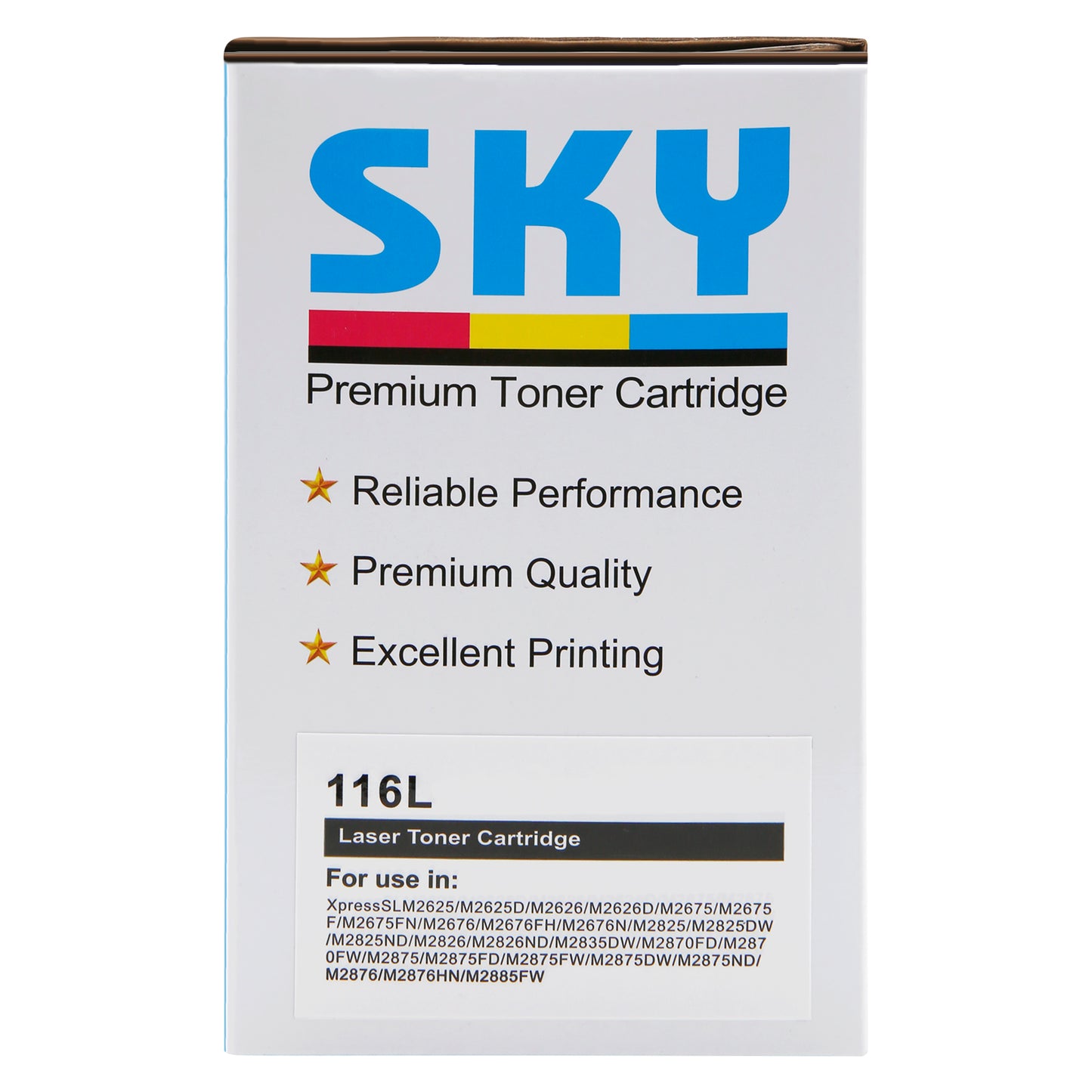 SKY 116 -L High Capacity Toner Cartridge -MLT-D116L for Samsung Xpress SL-M2675 M2676 M2875 M2876 M2885FW SL-M2625