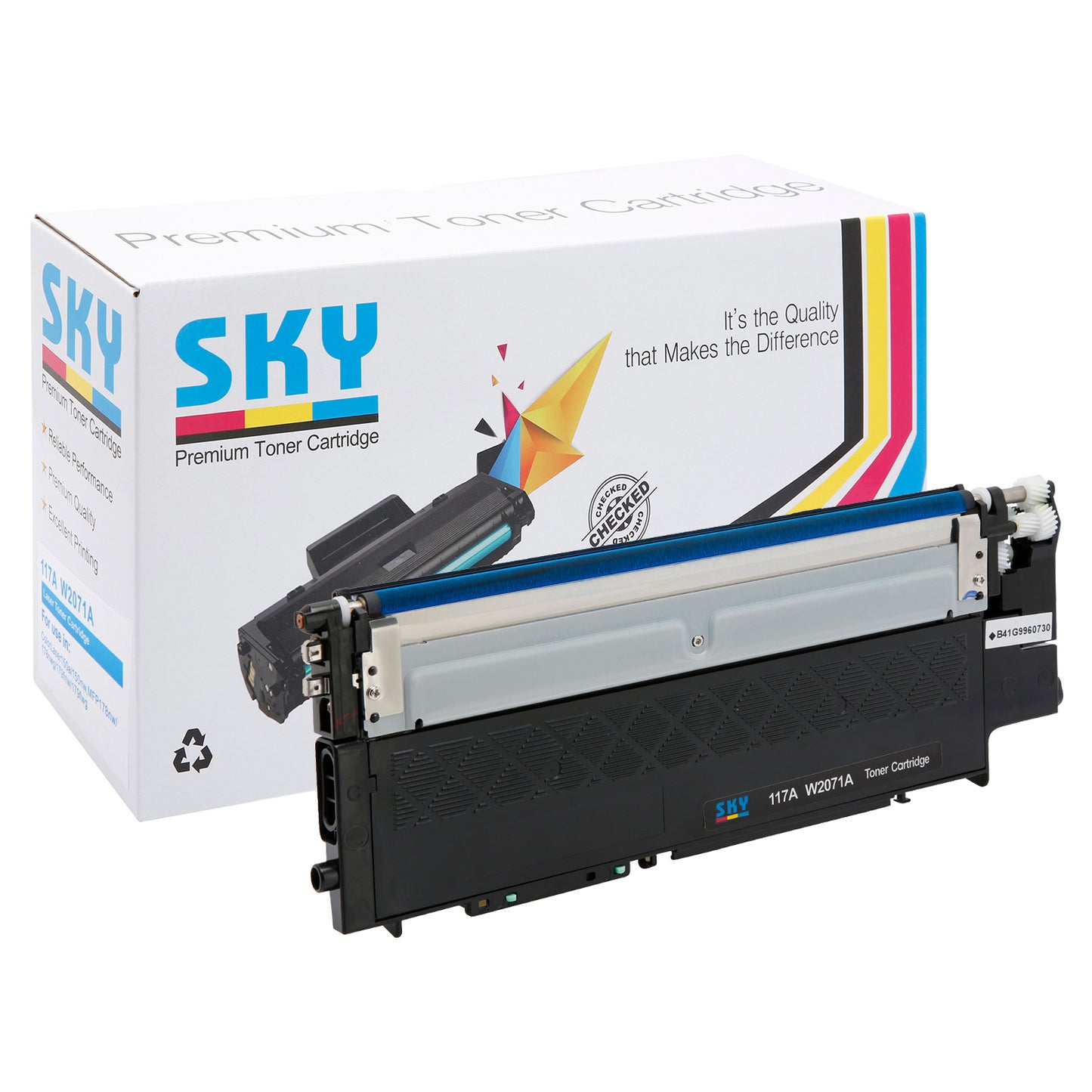 SKY 117A Cyan Compatible Toner Cartridges for HP Colour Laser 150 MFP178 MFP179