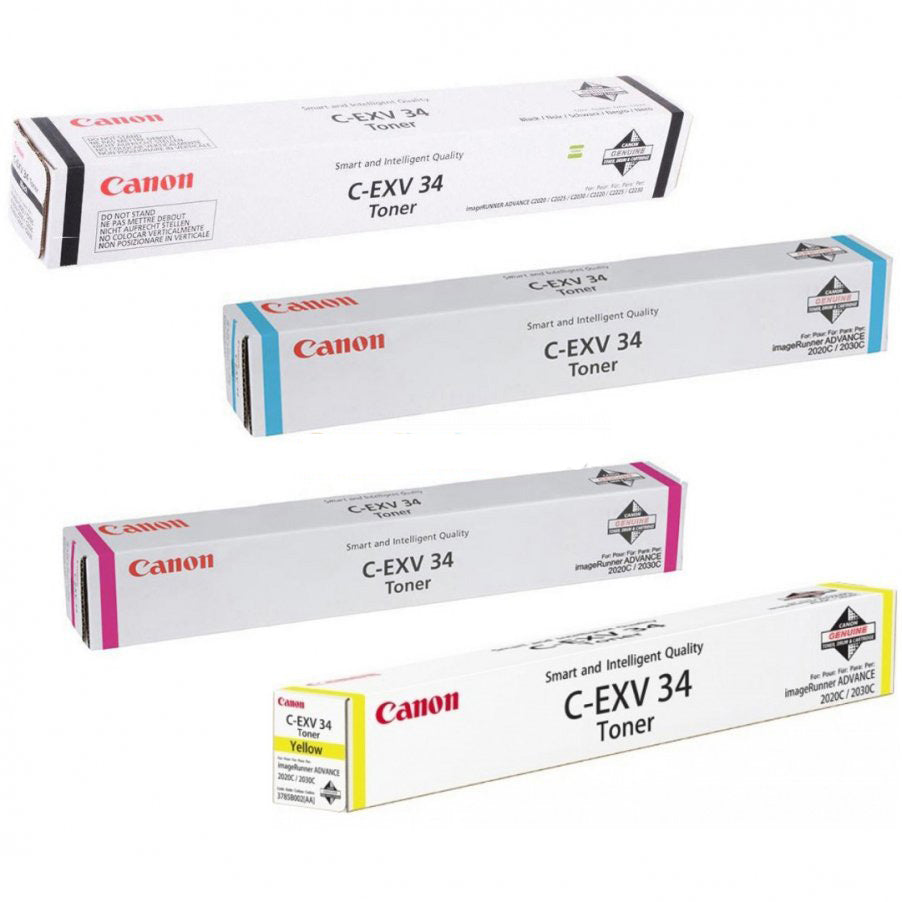 Canon CEXV34 Color Toner Cartridge for Canon IR Adv C2020 C2025 C2030 C2220 C2225 C2230