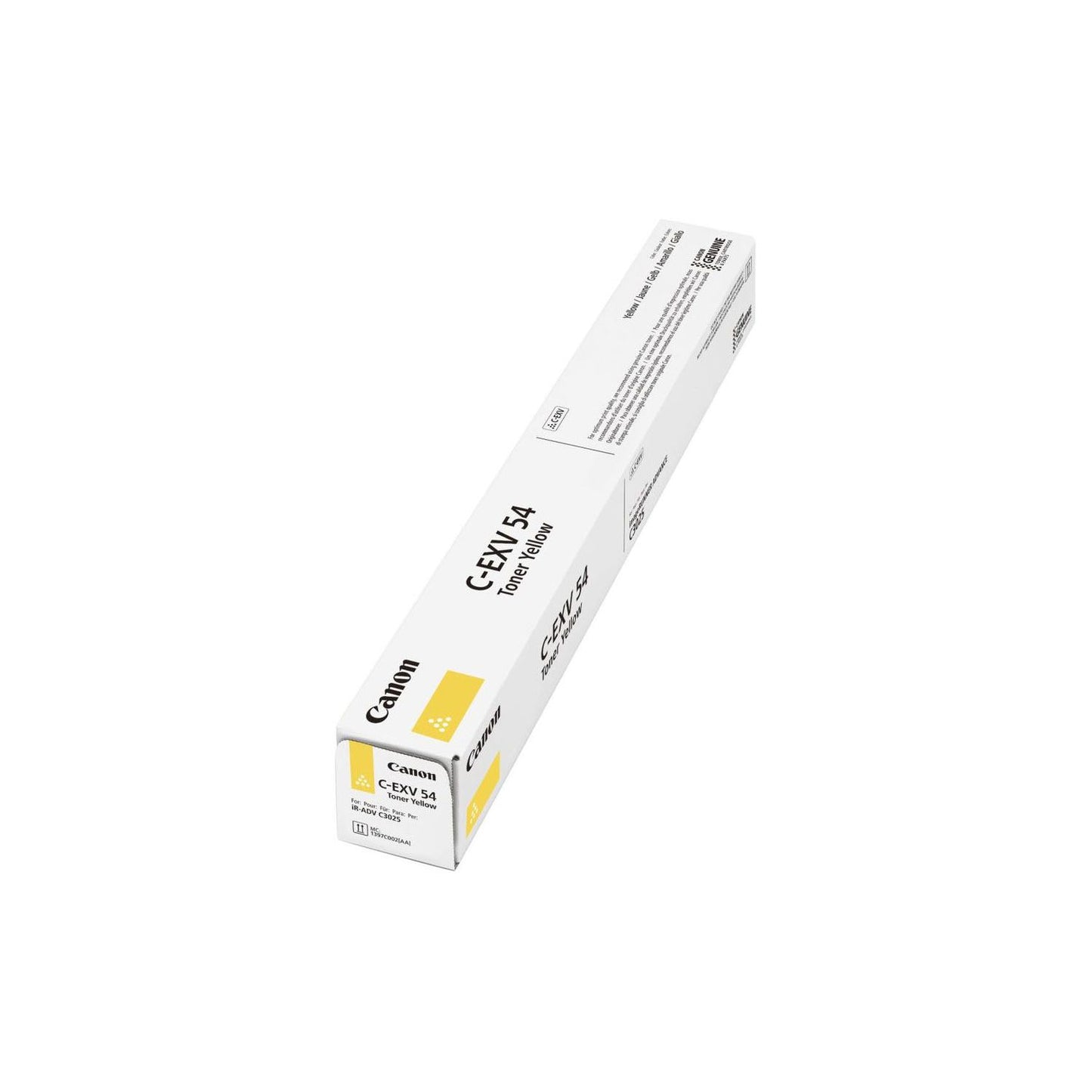 Canon CEXV54 Color Toner Cartridge for Use in Image Runner - IR Adv C3025 C3125 C3226
