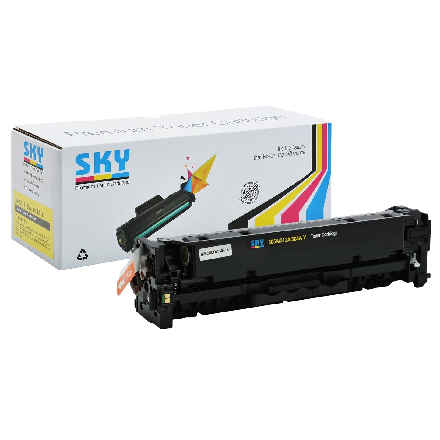 SKY 312A Yellow Compatible Toner Cartridge for HP Color LaserJet Pro M476