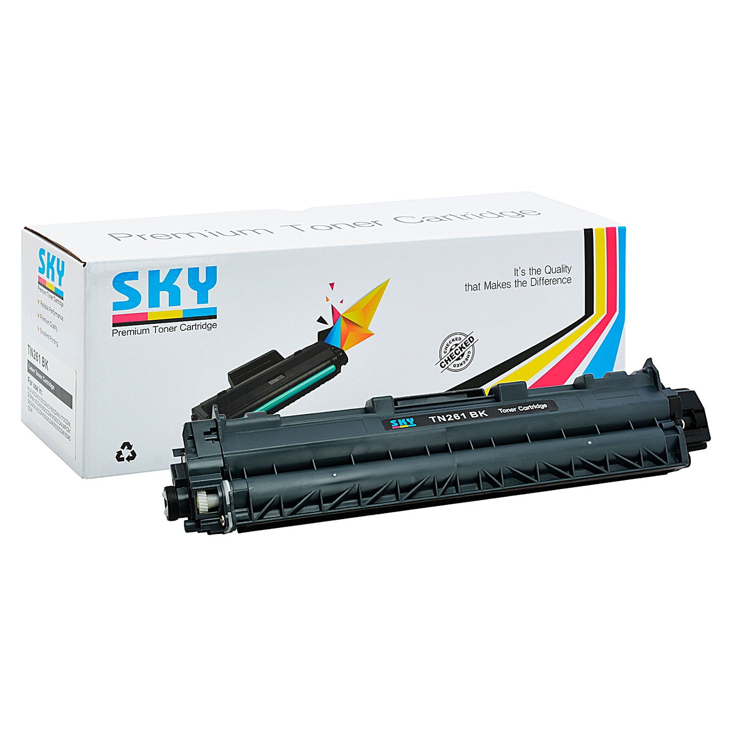 SKY TN-261 Black Compatible Toner Cartridge for Brother HL-3150 and MFC-9330CDW