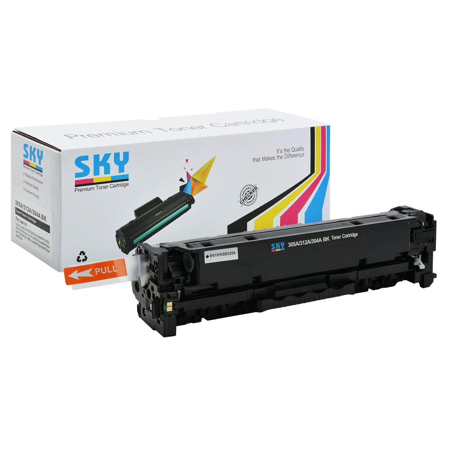 SKY 312A Black Compatible Toner Cartridge for HP Color LaserJet Pro M476
