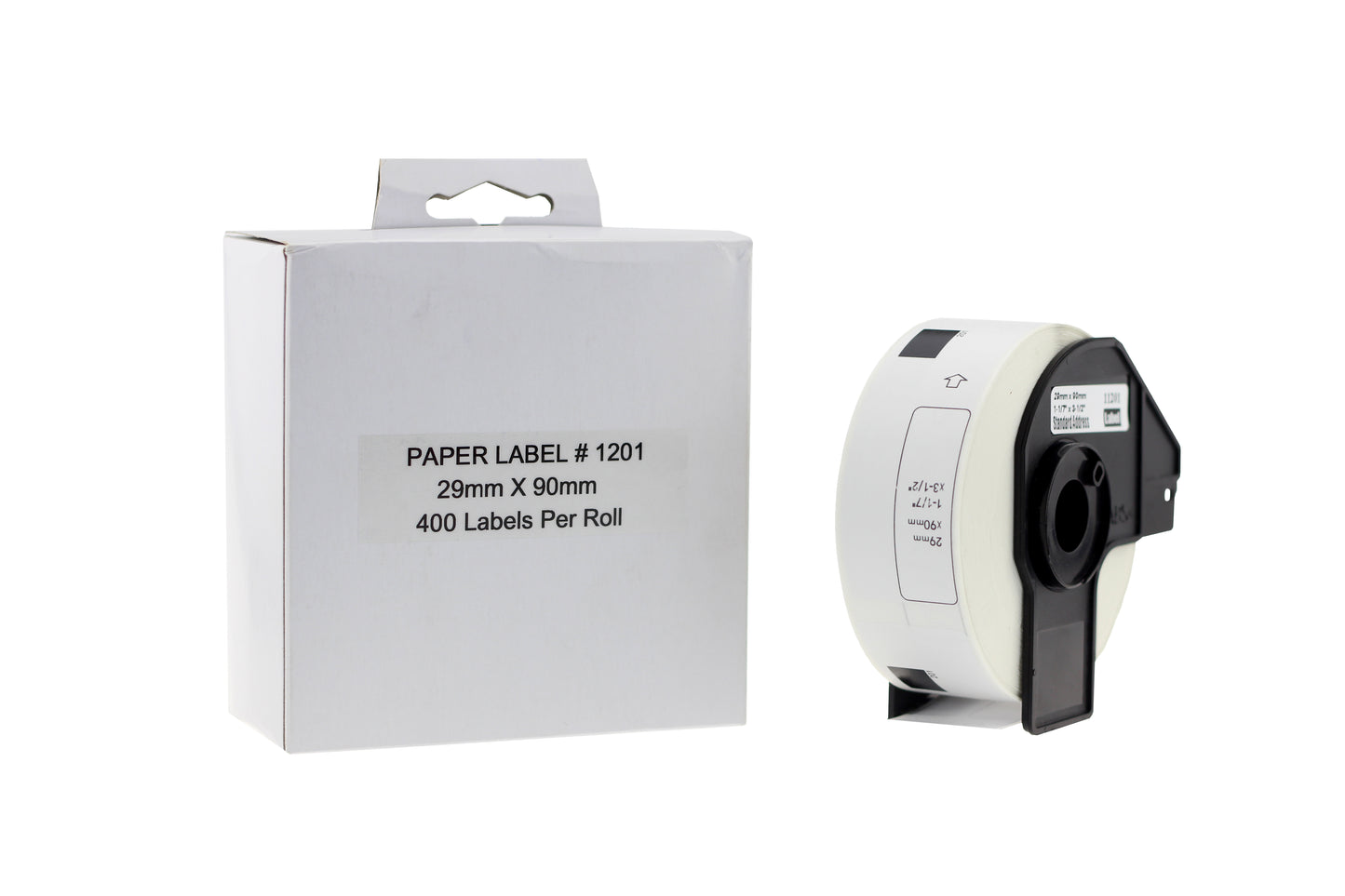 SKY DK-11201 29mm x 90mm 400 Labels per Roll Labels for Brother QL Series Label Printers