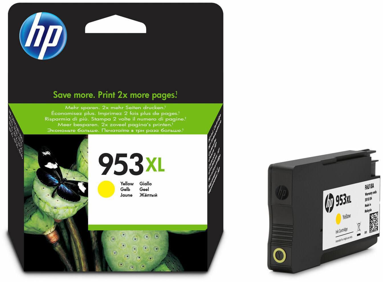 HP 953xl yellow Ink Cartridge for HP OfficeJet Pro 7740 and 8710