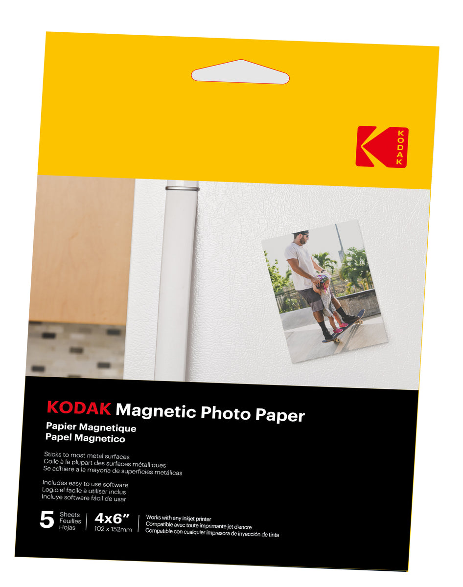 KODAK Magnetic Photo Paper - Magnetic Backed Photo Paper, 4x6 - View #5
