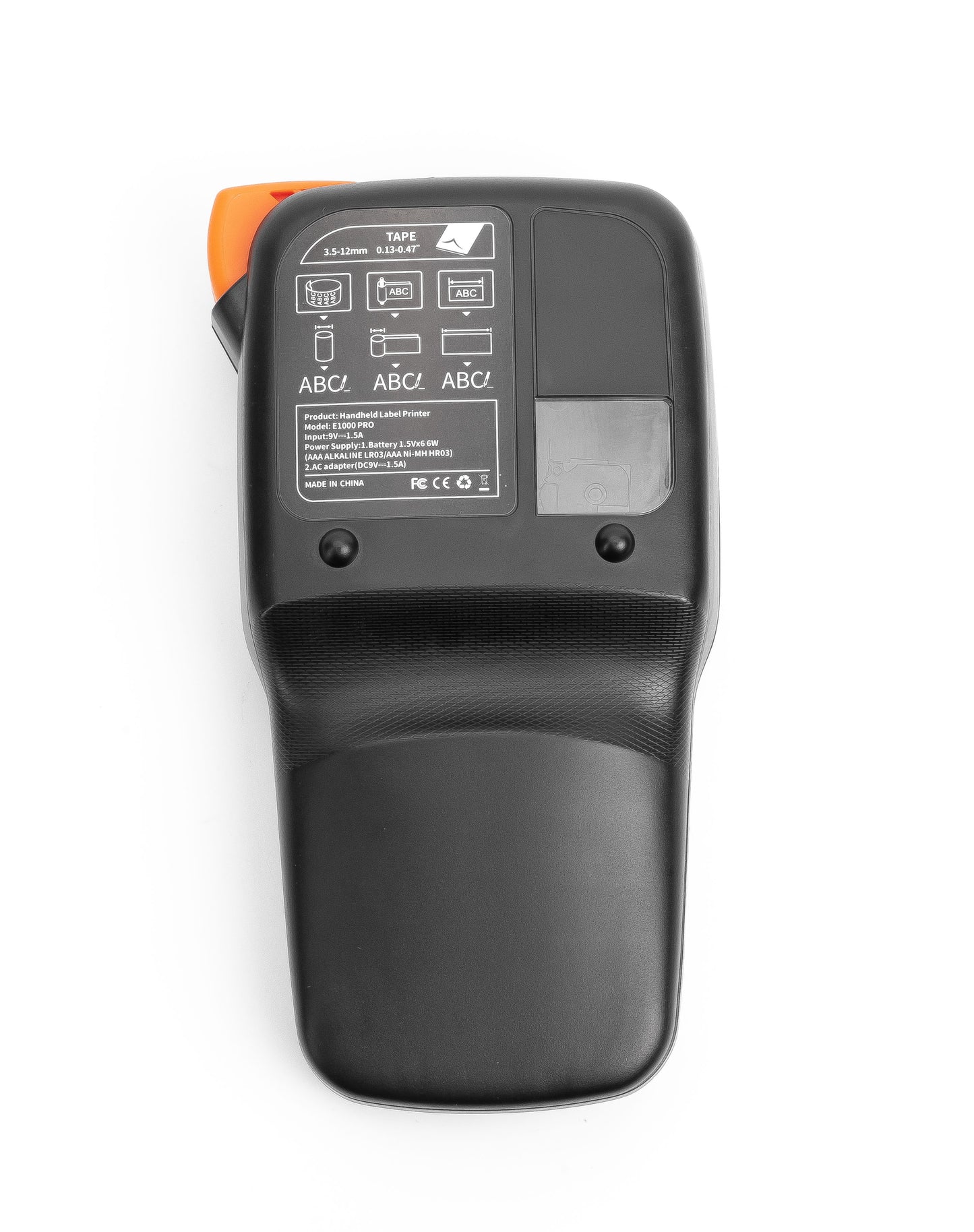 SKY E1000 Portable Label Maker with 2pcs 12 mm black on White Tapes