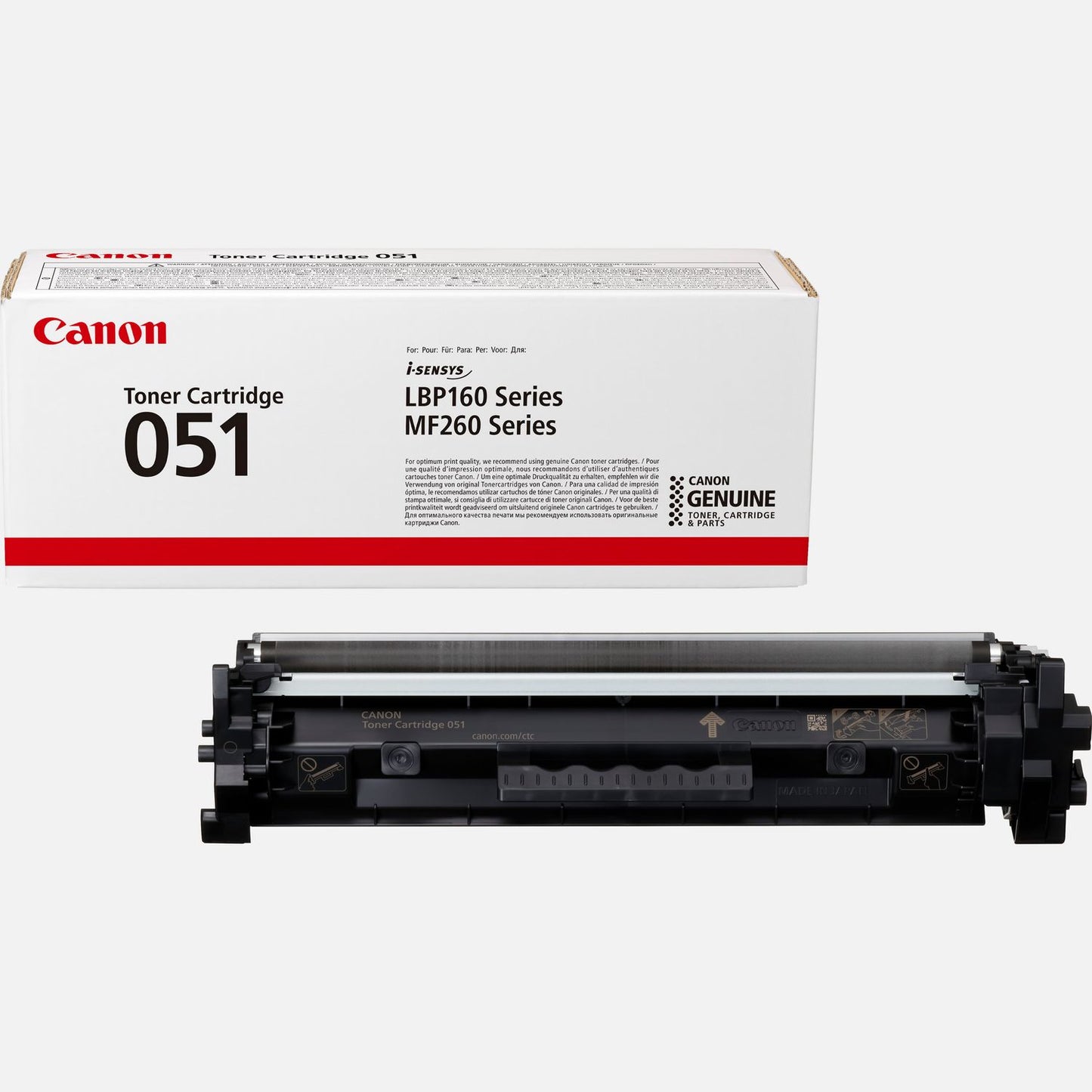 Canon 051 Toner Cartridge for Canon imageCLASS LBP160 Series and MF260 Series