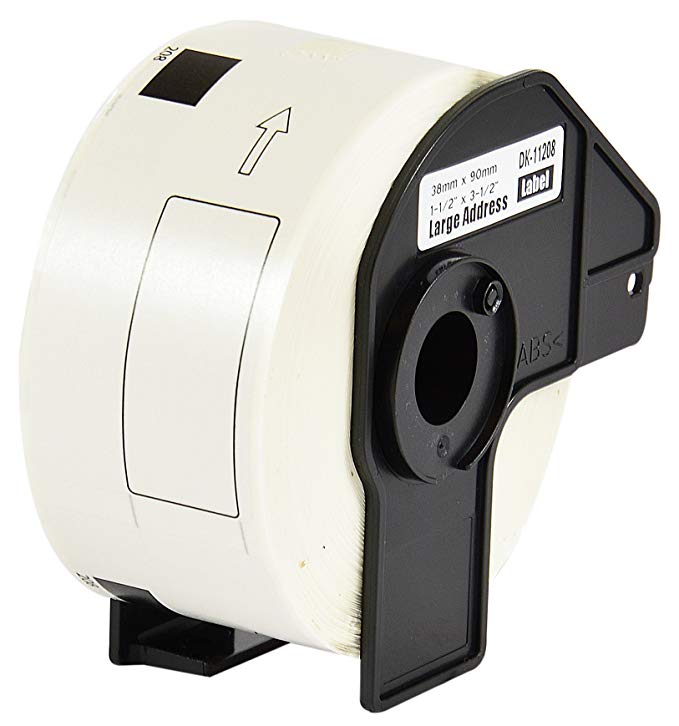 SKY DK-11208 -38 mm x 90 mm x 400 Labels for Brother QL Series Label Printers