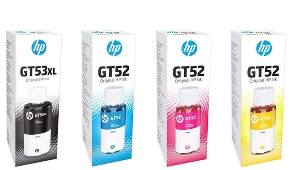 HP GT53 XL and GT52 Ink Bottle for HP Ink Tank Printers
