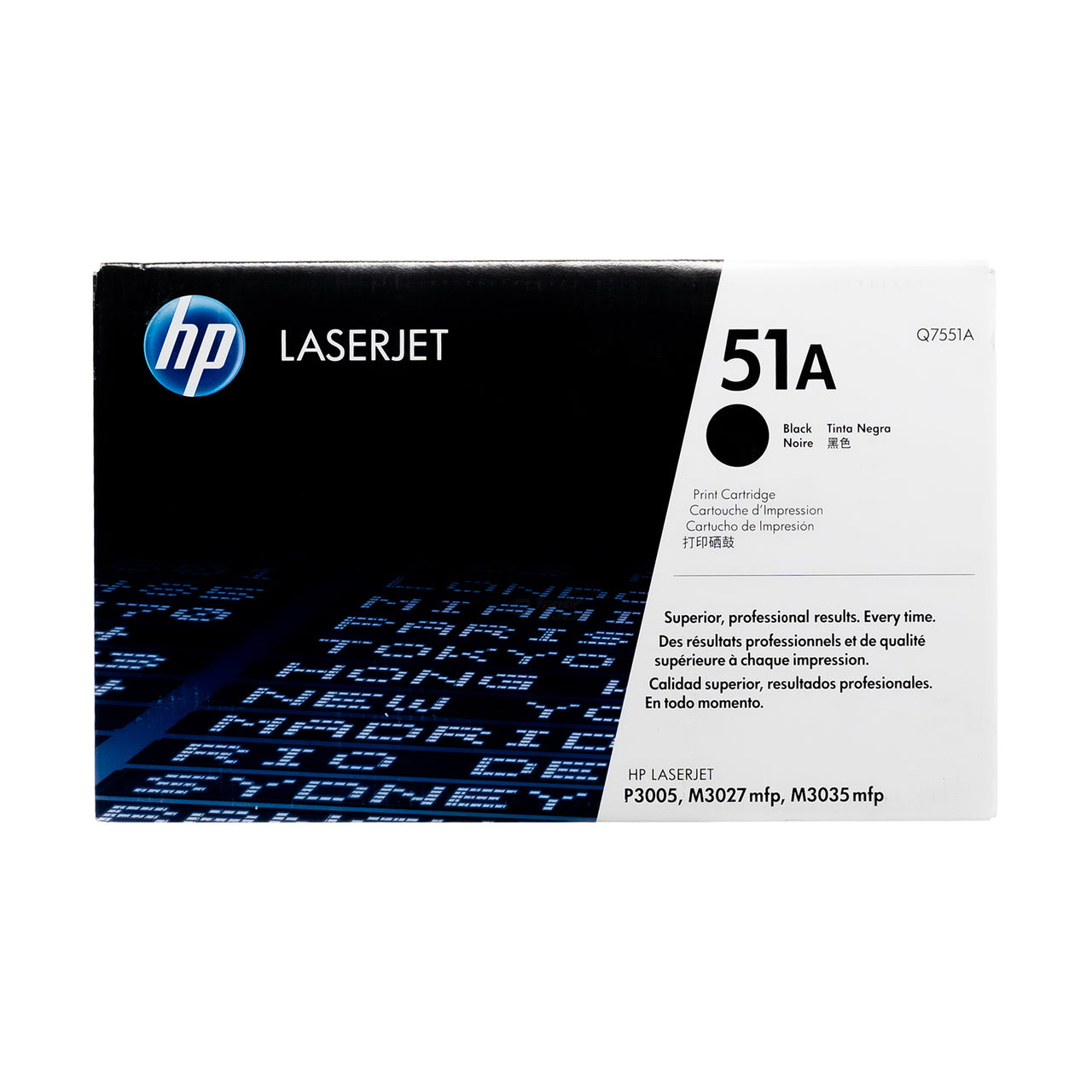 HP 51A Toner Cartridge Q7551A for HP LaserJet P-3005 P-3005d P-3005dn P-3005n P-3005x