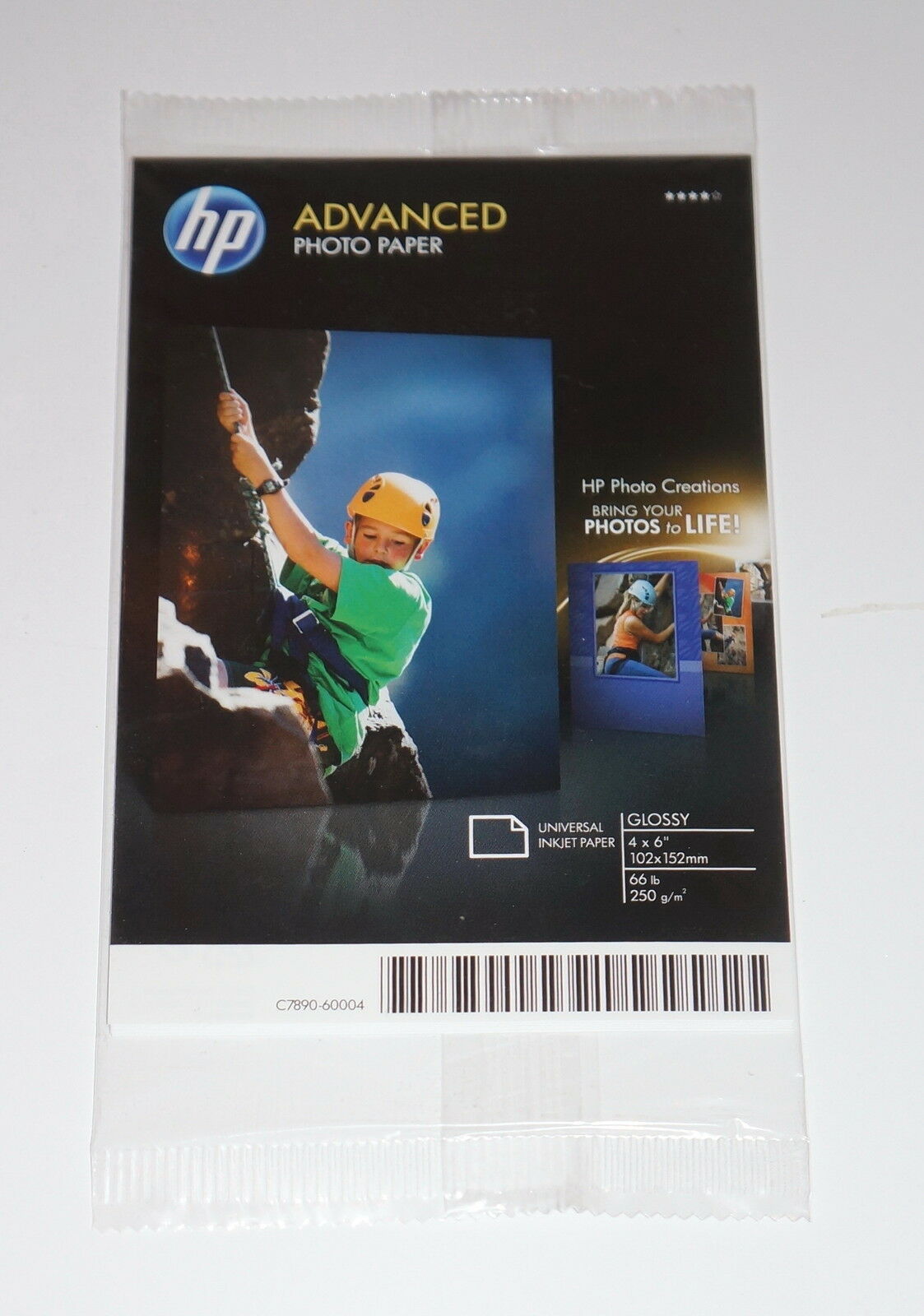 HP Advanced Photo Paper 4X6 inch 250gsm Glossy 5 sheets