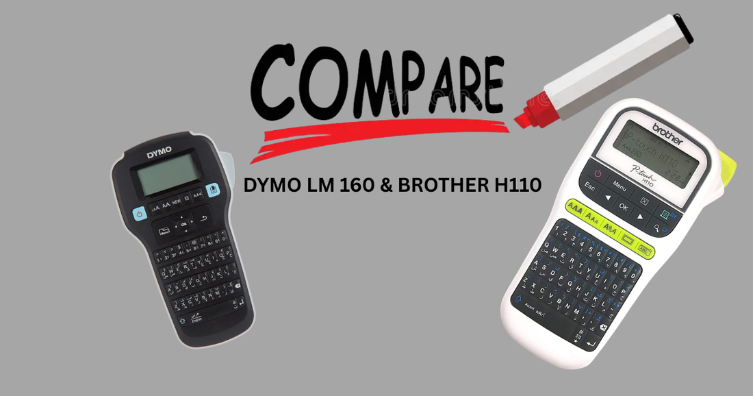 DYMO LM160 vs Brother PT-H110 Label Maker UAE | Skyrock Computer