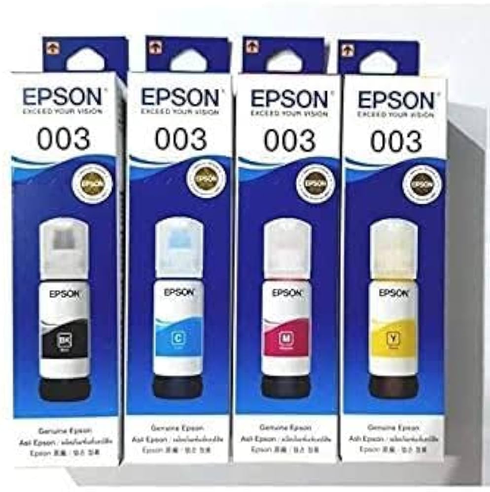 EPSON EcoTank Refill Ink  003 for  L1100 L1200 L3100 L3200 L5100 L5200