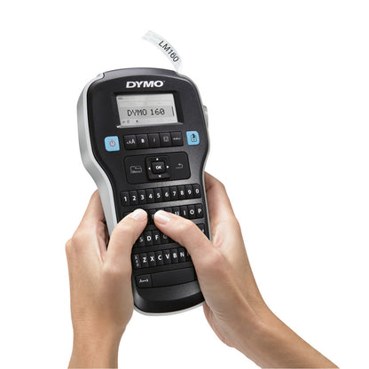 DYMO LM 160  Label Maker with English Keypad with 12 mm Compatible Tape and 6pcs AAA Batteries