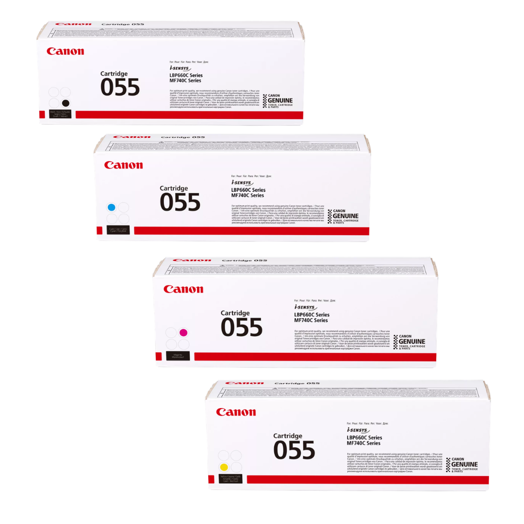 Four Canon cartridge 055 