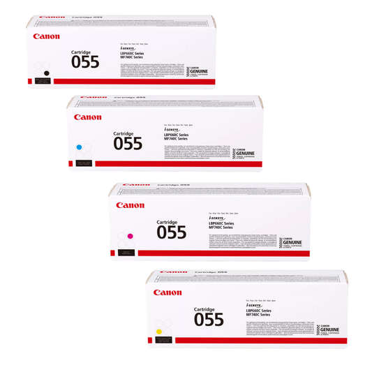 Four Canon cartridge 055 