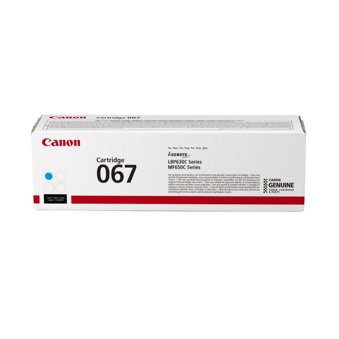 Canon  067  Cyan Toner Cartridge  for Canon LBP631 , LBP633 , MF651 , MF655 , MF657 Printers