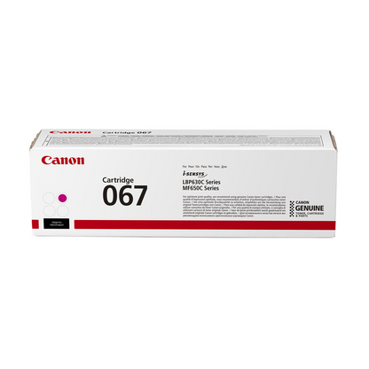 Canon  067   Magenta Toner Cartridge  for Canon LBP631 , LBP633 , MF651 , MF655 , MF657 Printers