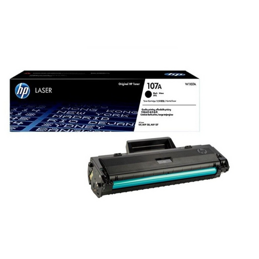 HP 107A  Black Toner Cartridge -  1000 pages W1107A