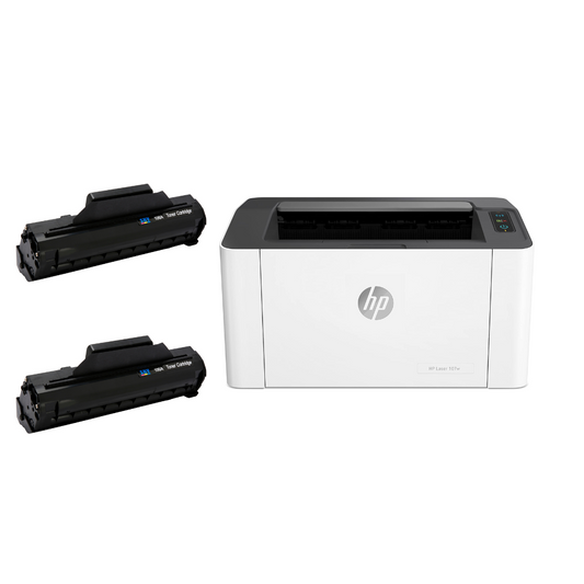 HP Laser 107w Mono WiFi   Printer 20ppm  with 2 SKY Toners