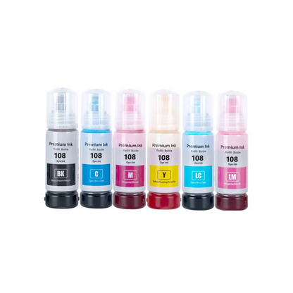 SKY  108 compatible 6-Color  ink set for  Epson L18050 L8050 Printers