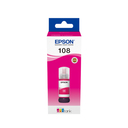 Epson 108 Magenta  EcoTank Inks for Epson L18050 L8050 Printers