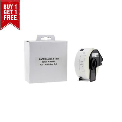 SKY DK-11201  29mm x 90mm 400 Labels per Roll Labels  for Brother QL Series Label Printers