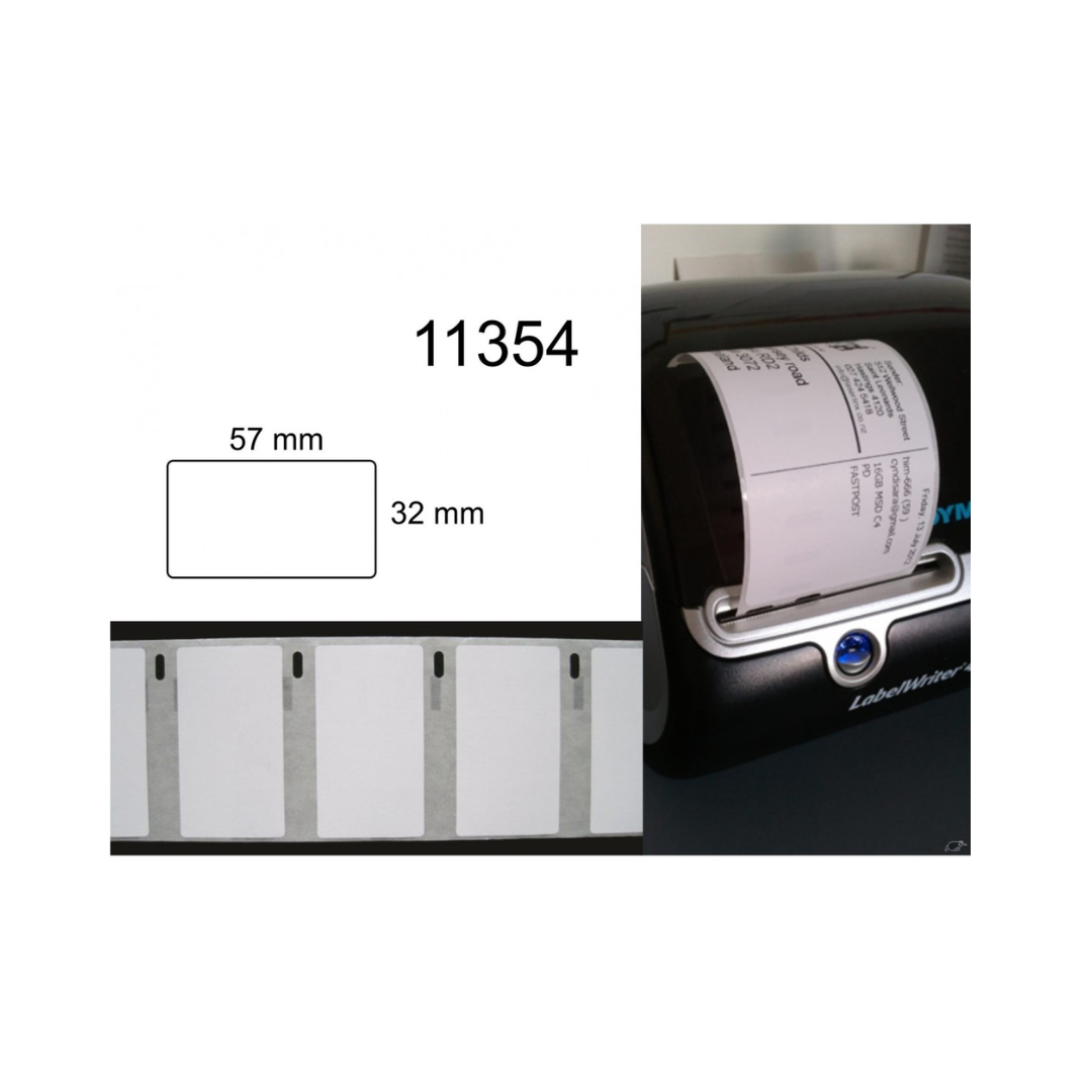 Dymo Multi Purpose Label 1000 Labels 11354, 57 Mm X 32 Mm, White, S0722540