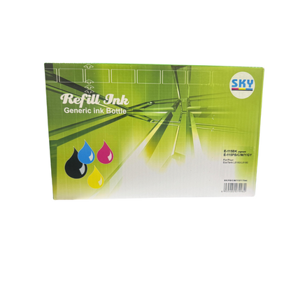 SKY 115 ink set for Epson L8160, L8180 printers