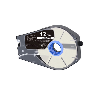 12mm x 30 meter White Label Tape for Canon Cable ID printers