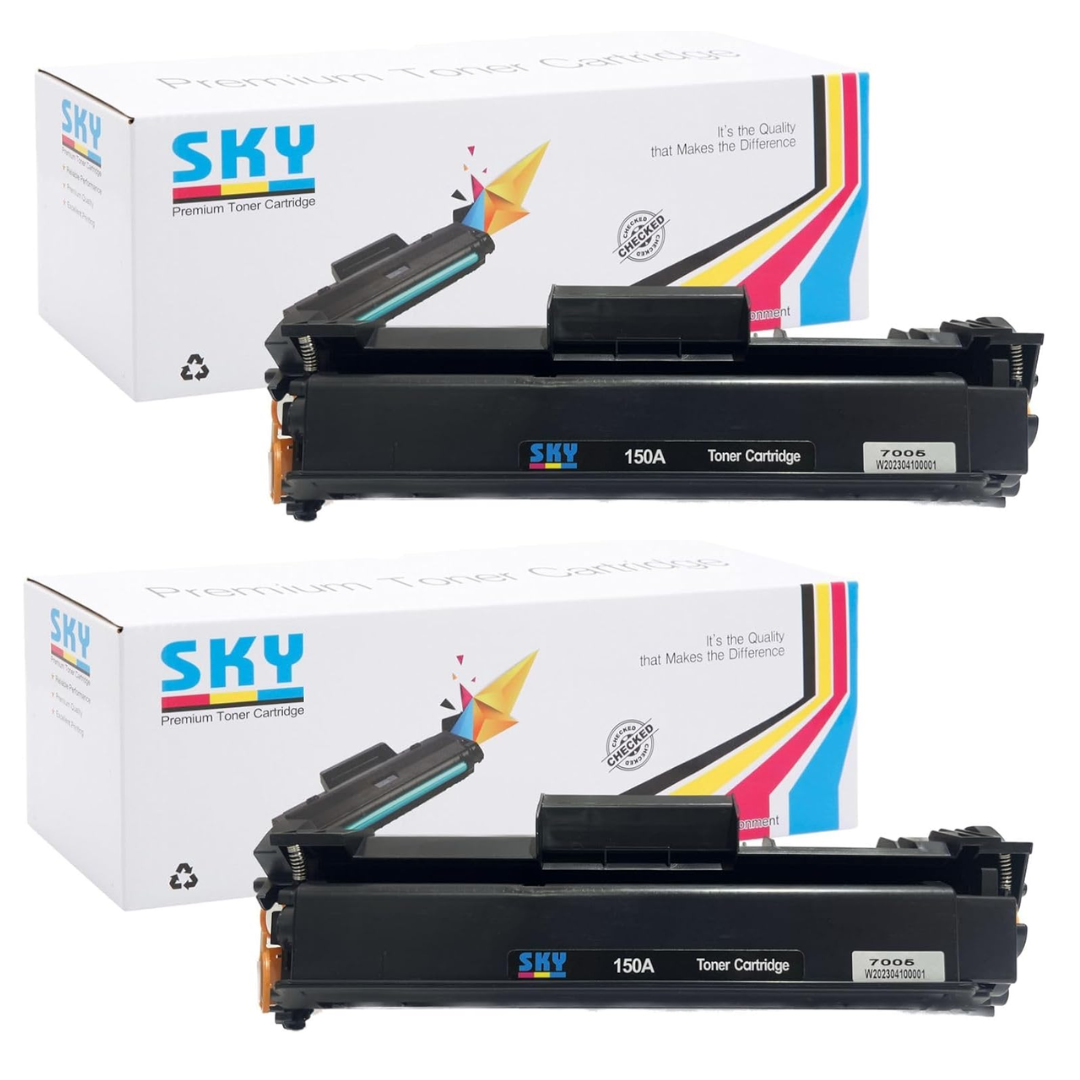 SKY 2pcs 150A Toner Cartridge for  HP LaserJet M111 and M141 Printers