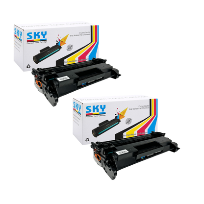 SKY  2PCS 151A - Black Toner Cartridge with Chip for  HP Laserjet Pro 4003 and MFP 4103