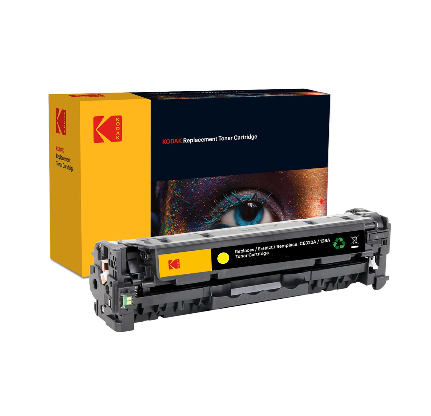 Kodak 128A Replacement Toner Cartridge for CM1415 CP1522 CP125 Printers