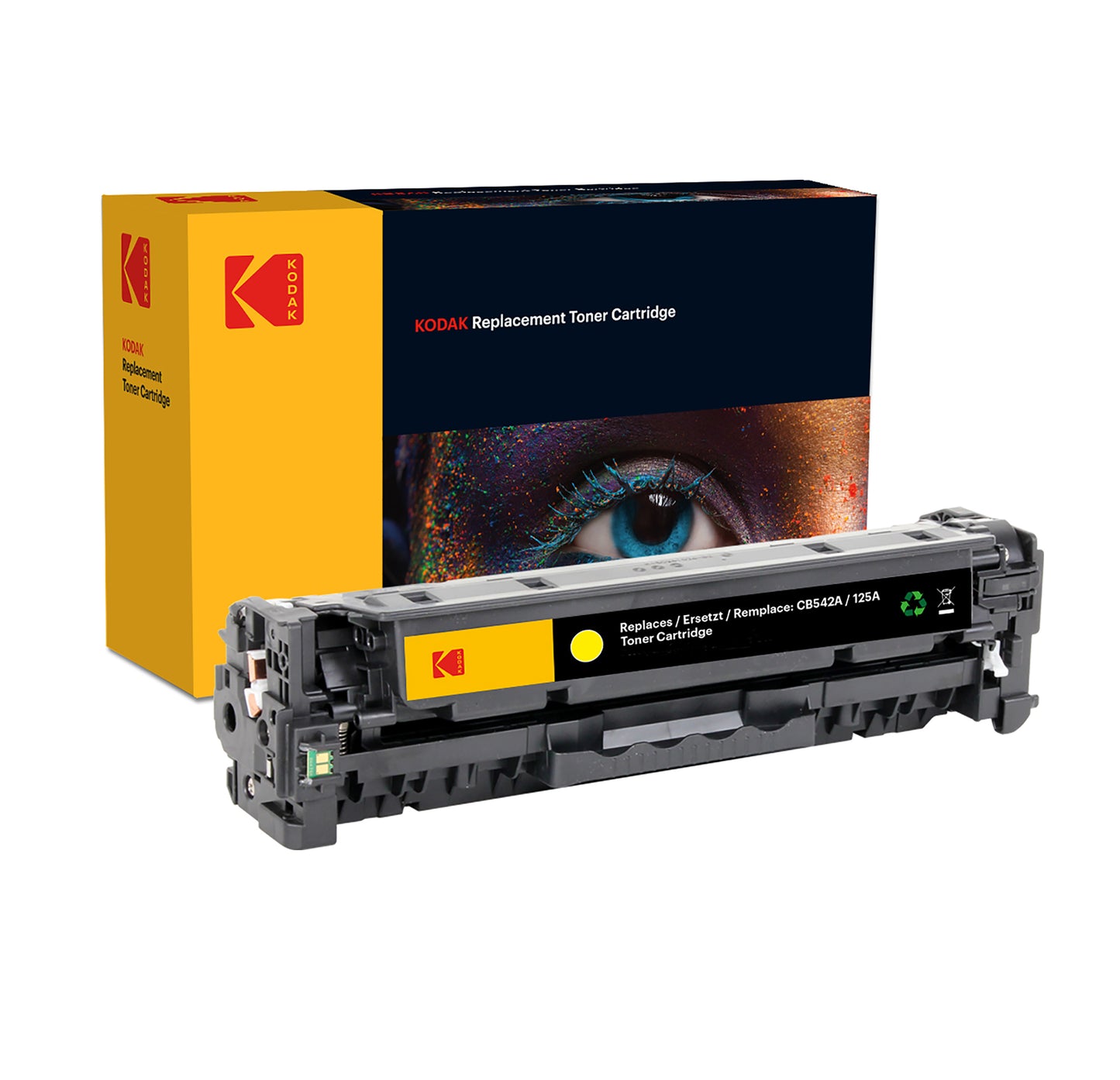 Kodak 125A Replacement Toner Cartridge for HP Color Laserjet CM1312 CP1215 CP1515 CP1518