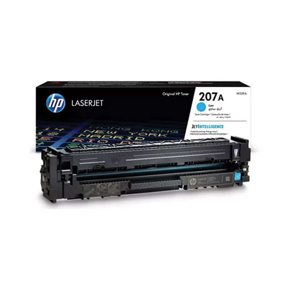 HP 207A Cyan Toner cartridge for  HP Color LaserJet Pro M255, MFP M282, and MFP M283 printers