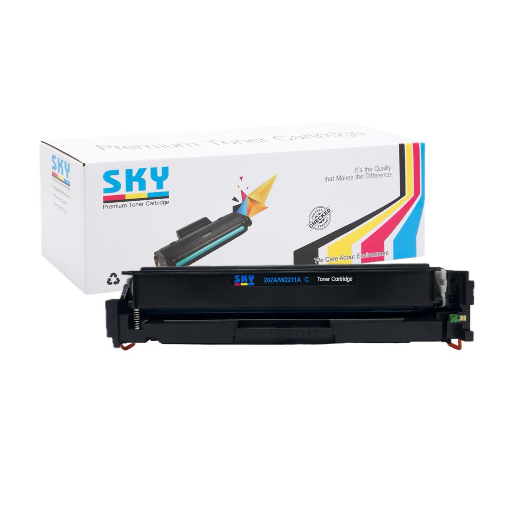 SKY 207A Toner Cartridges with Chip for  Colour LaserJet Pro  M255, MFP M282 and MPF M283