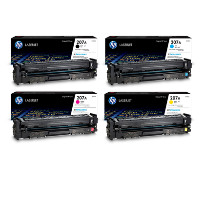 HP 207A Toner Cartridges set for for HP Colour LaserJet Pro  M255, MFP M282 and MFP M283