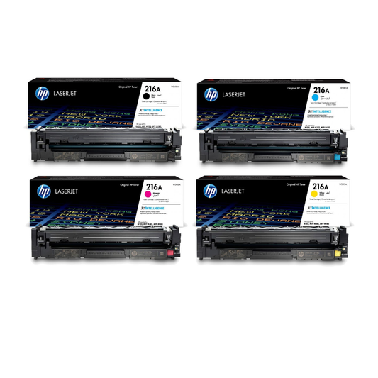 HP 216A 4-Color Toner Cartridge for HP Color LaserJet Pro MFP M182 & M183