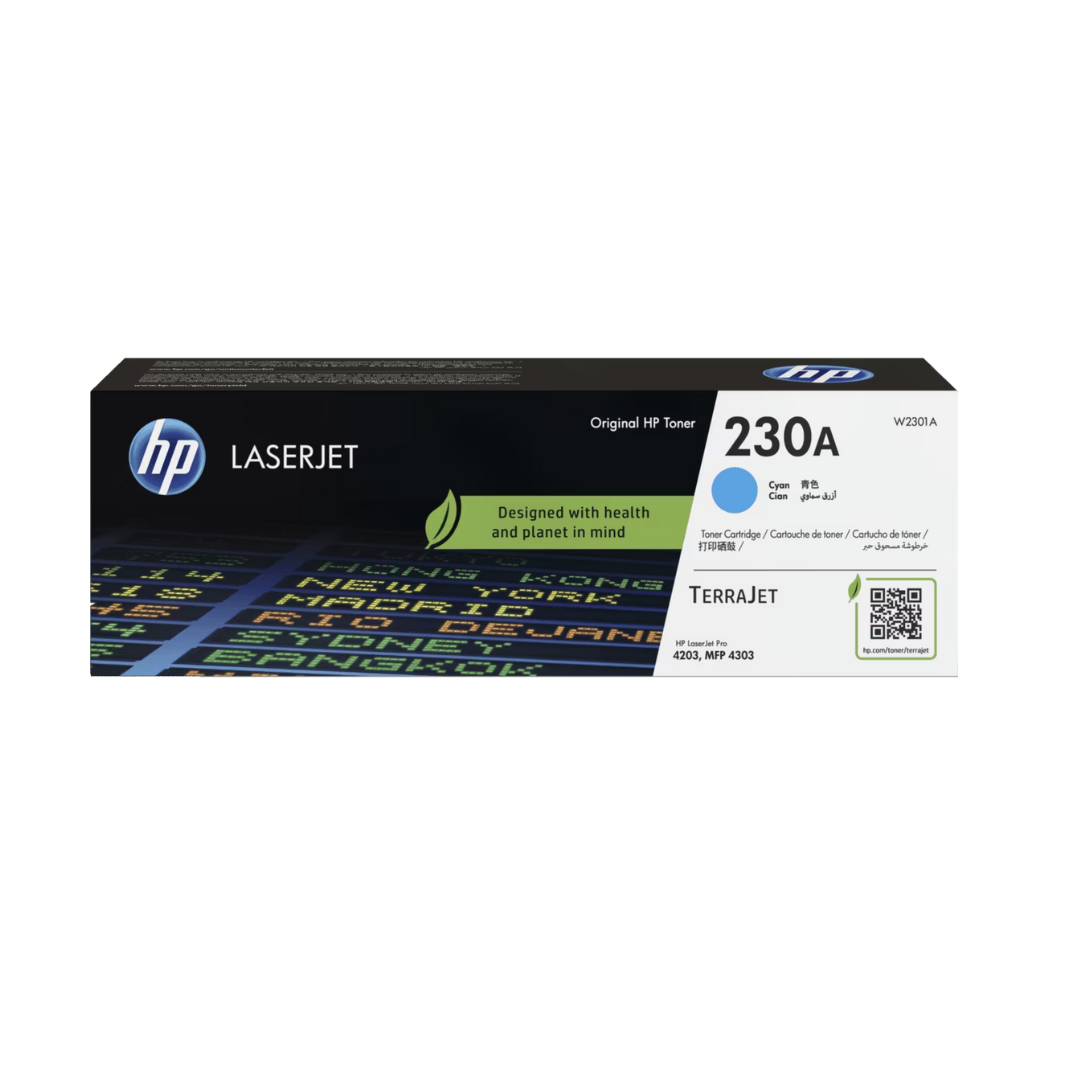 HP  230A Toner Cartridge set for HP Laserjet Pro 4203 and MFP 4303