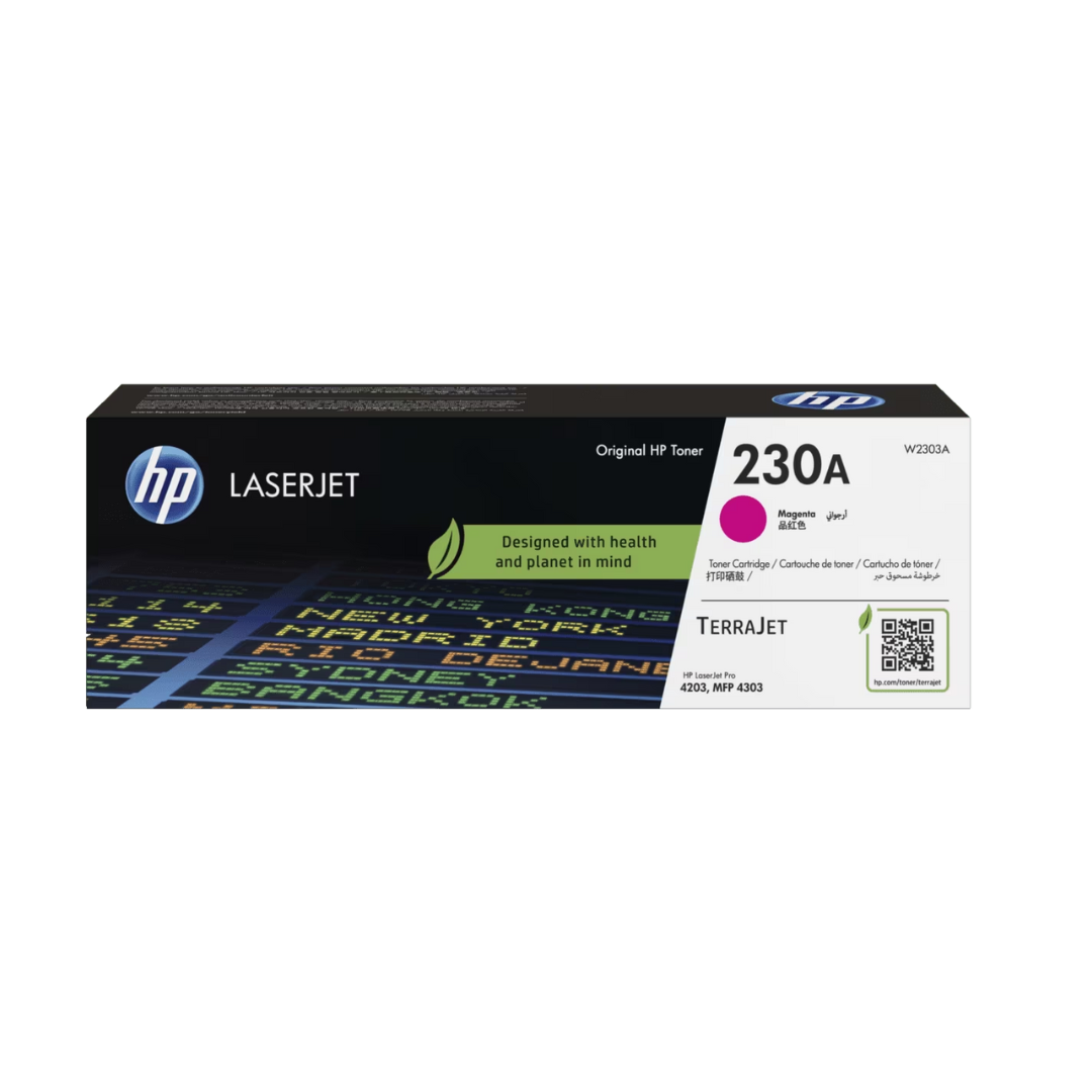 HP 230A W2303A Magenta Toner Cartridge for HP Color LaserJet Pro 4201 4203 4303 — Dubai UAE