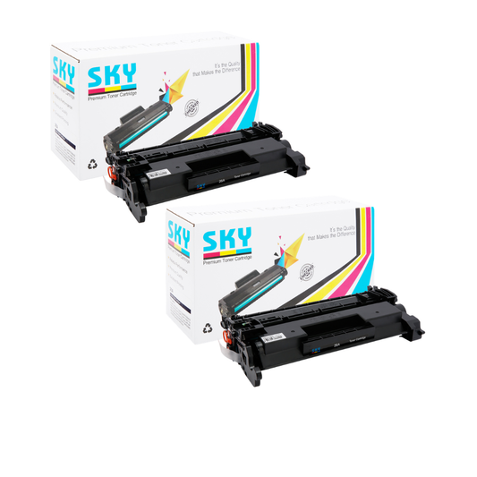 SKY 2PCS 26A Toner Cartridge CF226A for Laserjet Pro M402 and M426 Printers