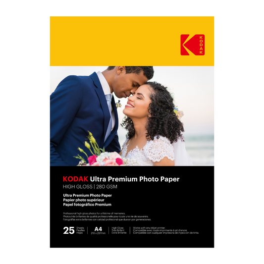 Kodak Ultra Premium Photo Paper 280gsm  A4  25 Sheets